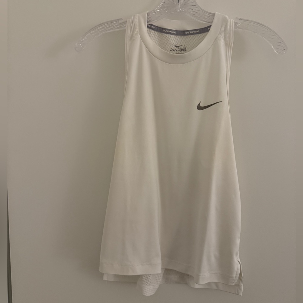 Nike White Sleeveless Top